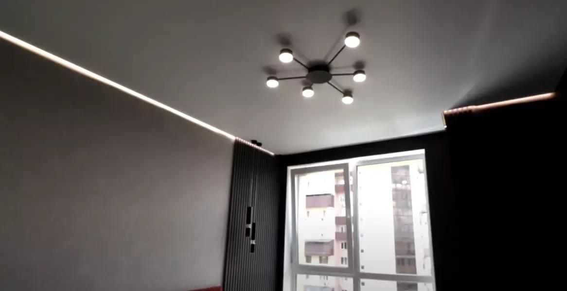 Натяжной потолок MSD Premium с подсветкой — Рязань, Новосёлов, 56, фото 1
